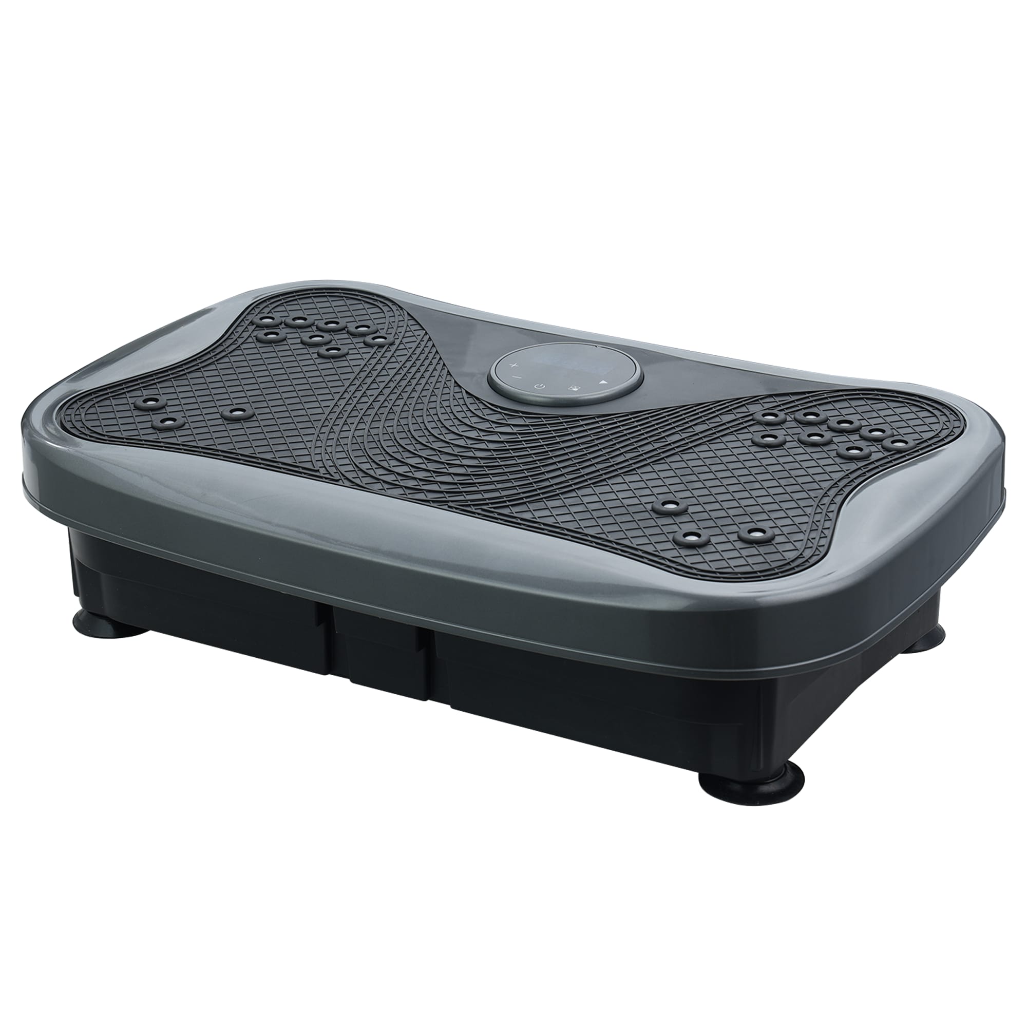 Vibration Plate Fitness Platform With Handle Whole Body Exercise Machine With 120 Speed Levels, Lymphatic Drainage, Fat Burning, And Weight Loss, Perfect For Women, Men, And Home Gym Exercise_voghion.com